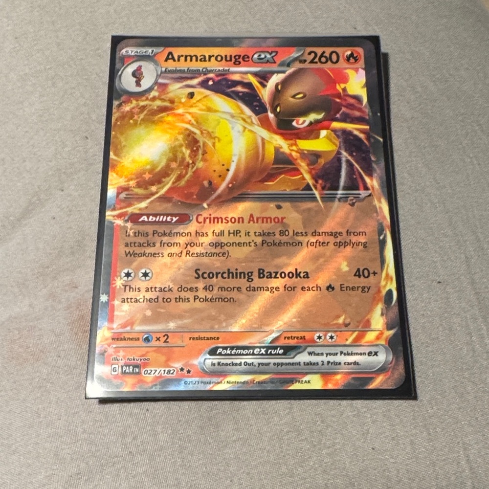 Armarouge EX Pokémon Card